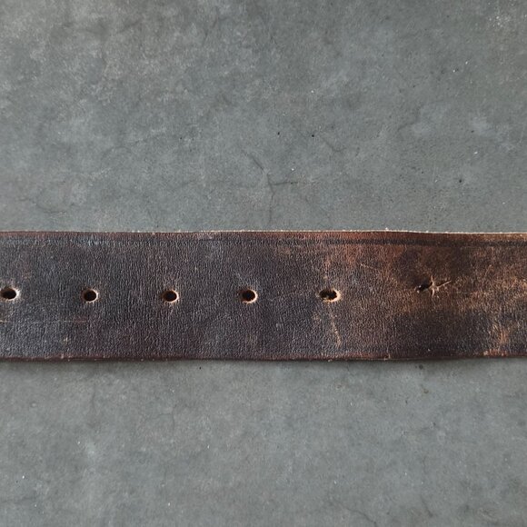 Vintage Winchester Leather Belt - 37-41" - Picture 3 of 3